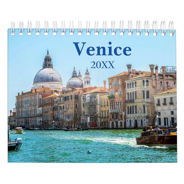 Venise Italie Europe Calendrier mural esthétique (Protection)