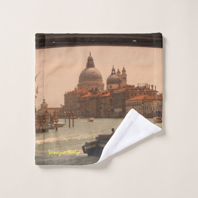 Venise Italie Grand Canal Vintage (Gant de toilette)