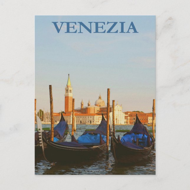 Venise, Italie Vintage voyage carte postale (Devant)