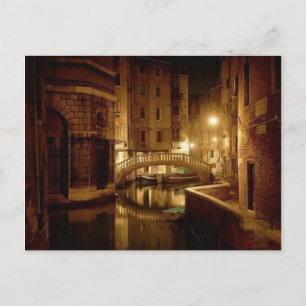 Venise la nuit - belle carte postale
