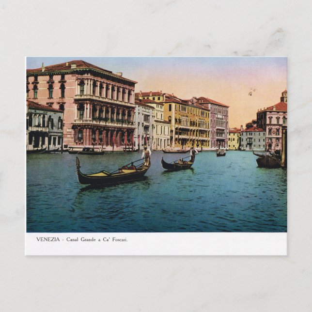 Venise, Réplique Carte Postale Vintage 1910 (Devant)