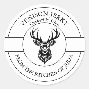 Venison Jerky Étiquette