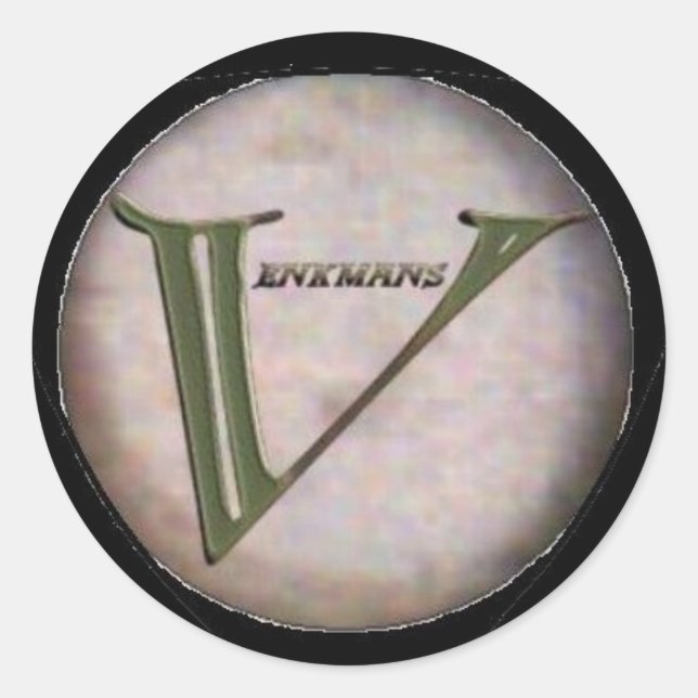 Venkman-Logo-Aufkleber Runder Aufkleber (Vorderseite)