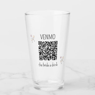 VENMO the Bridge a Drink QR Code Junggeselinnen-Ab Glas