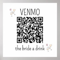 VENMO the Bridge a Drink QR Code Junggeselinnen-Ab
