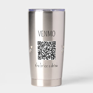 VENMO the Bridge a Drink QR Code Junggeselinnen-Ab Thermobecher