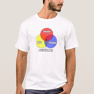 Venn Diagramm .. Aktuare T-Shirt