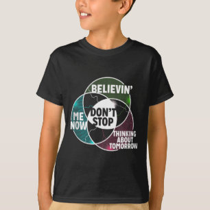 Venn-Diagramm Hör nicht auf Algebra Mathematik T-Shirt