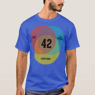 Venn Diagramm Leben das Universum Amp AllesTShir T-Shirt