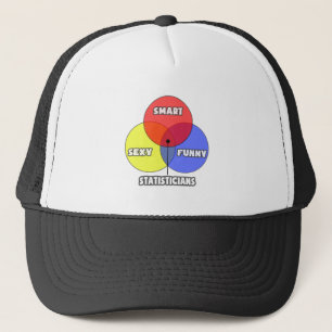 Venn Diagramm .. Statistiker Truckerkappe