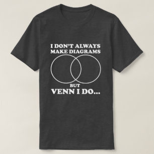 Venn I stellen Diagramm-T - Shirt her