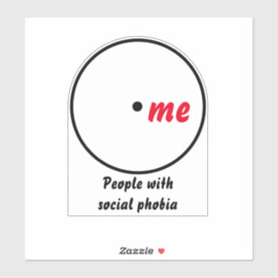 Venn-Single-Diagnose Vinyl-Aufkleber Aufkleber