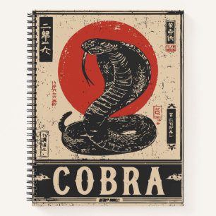 Venom Coil - Hypnotic Cobra in Staredown Notizbuch