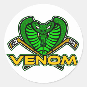 Venom-Logo-Aufkleber Runder Aufkleber