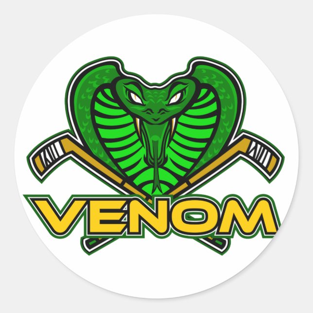Venom-Logo-Aufkleber Runder Aufkleber (Vorderseite)