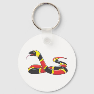 Venomous Eastern Coral Snake Schlüsselanhänger