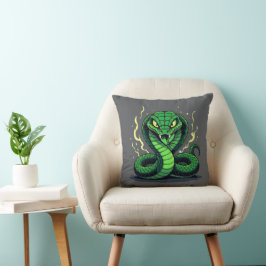 Venomous Snake – Danger and Precision Kissen