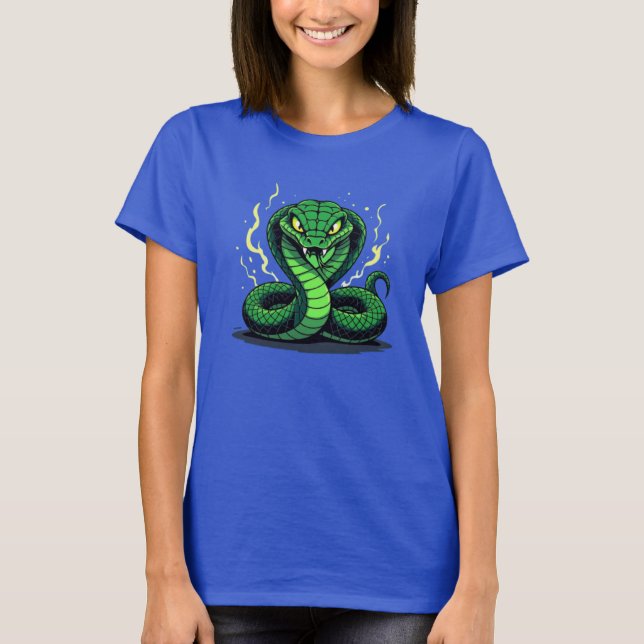 Venomous Snake – Danger and Precision T-Shirt (Vorderseite)