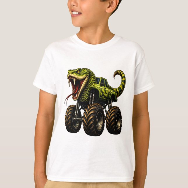Venomous Viper Monster Truck T-Shirt (Vorderseite)
