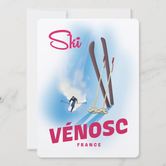 Vénosc Frankreich - Ski (Vorderseite)