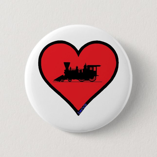 ventage Dampflokomotive Button (Vorderseite)
