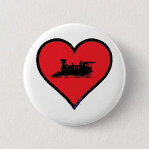 ventage Dampflokomotive Button