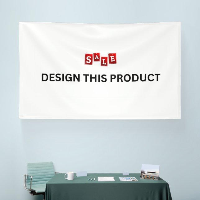 VENTE ! Bannière - 6'x10' - Intérieur - Personnali (Salon professionnel)