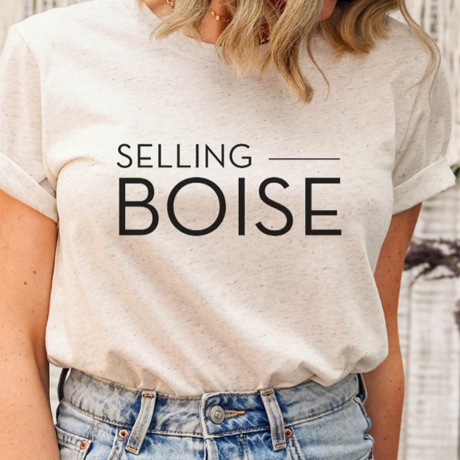 Vente de Boise - Vente de T-Shirt Sunset (Selling Boise Tshirt like Selling Sunset the show)