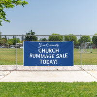 Vente de charité de l'église ! Bannière
