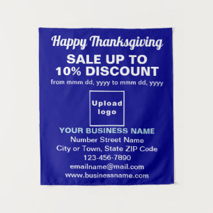 Vente de Thanksgiving Entreprise sur Tapisserie Bl