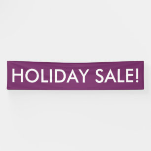 Vente de vacances personnalisable bannière violet