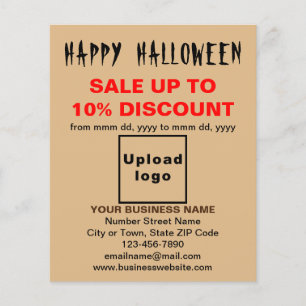 Vente d'Halloween d'affaires sur le prospectus Bro