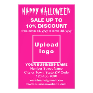 Vente d'Halloween d'affaires sur papier photo blan