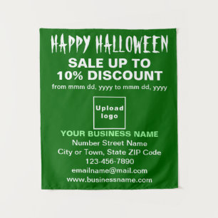Vente d'Halloween d'affaires sur une Tapisserie ve