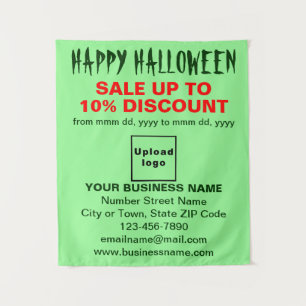 Vente d'Halloween d'affaires sur une Tapisserie ve