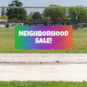 VENTE DU QUARTIER ! Bannière personnalisée