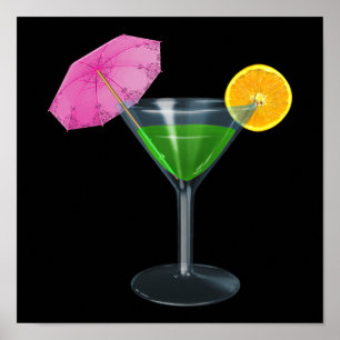 VENTE ! Poster de cocktails par SRF