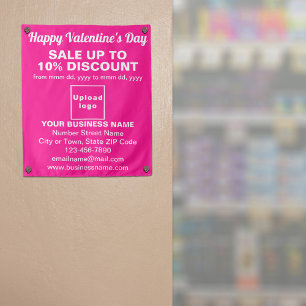 Vente Valentine d'affaires sur Tapisserie rose