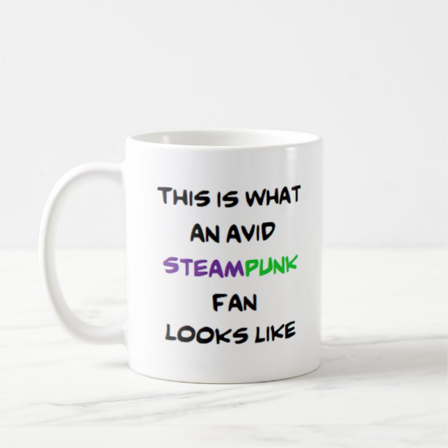 ventilateur à vapeur, grande tasse de café (Gauche)