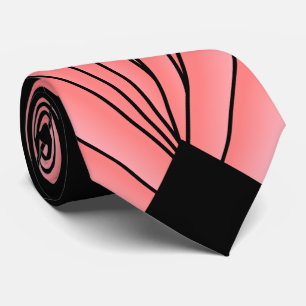 Ventilateur Art déco Cravate rose