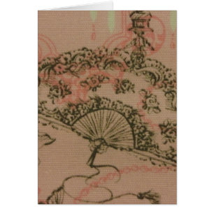 Ventilateur de dentelle antique