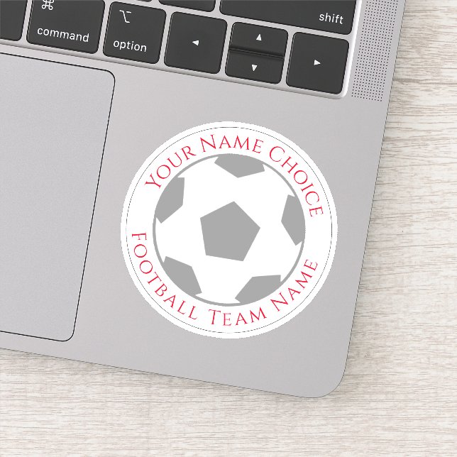 Ventilateur de football personnalisé avec Sticker  (Détail)