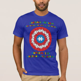 Ventilateur de lutte pro avec T-shirt Autism