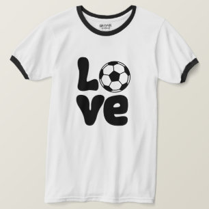 Ventilateur de soccer personnalisé T-shirt mignonn