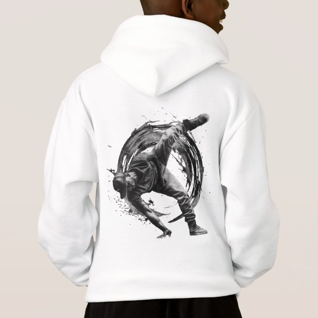 Ventilateur en action, dans le style de plaque d'e (Dos)