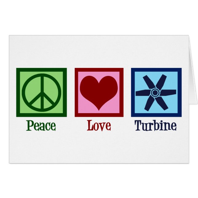 Ventilateur Turbine Peace Love (Devant horizontal)