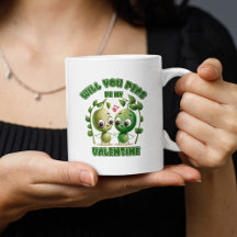 Véntines romantiques mignons Jour Mug