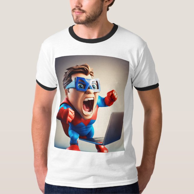 Vents de puissance : Collection Superhero T-Shirt (Devant)