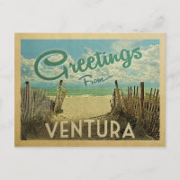 Ventura Beach Vintage Travel