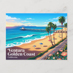 Ventura Golden Coast Kalifornien Postkarte